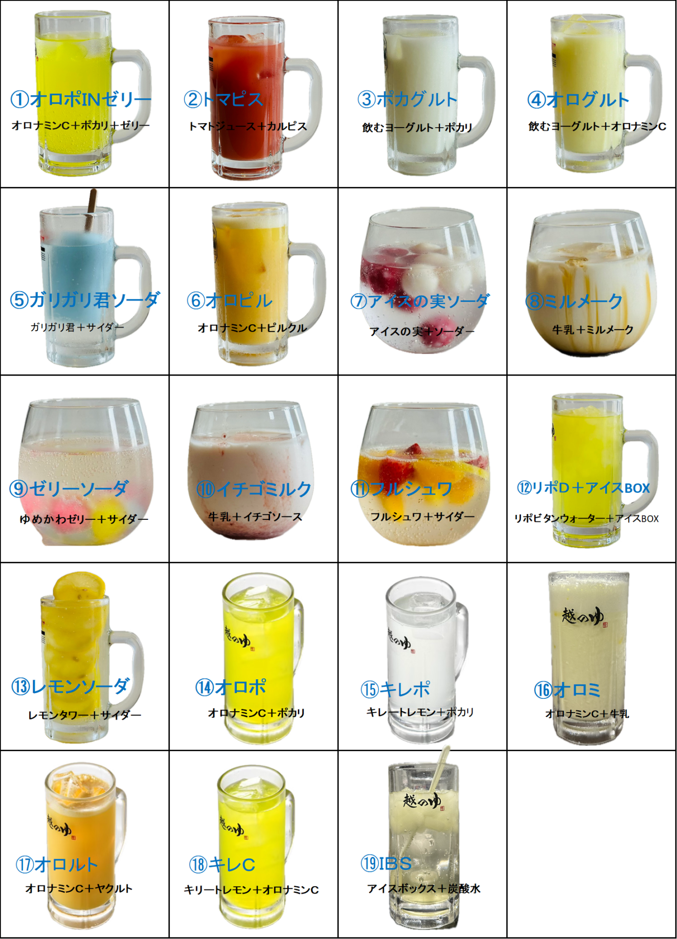 サウナドリンク総選挙開催中！！！ - 越のゆ鯖江店